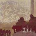 "Entre plante verte et radiateur" gouache 20x50cm (vue partielle) 2009