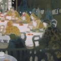 "Nocturne" gouache 20x50cm (vue partielle) 2009