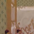 "Premier arrivé" gouache 50x20cm. 2009