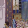 "Coup de torchon" gouache 50x20cm. 2009