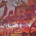 "Cortège rouge" gouache 30x40 cm.2013