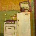 "cuisinière et frigo" 50x50 cm 2014