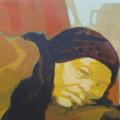 "Assoupie" toile 22x28 cm. 2013