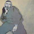 "Pensif" toile 68x68cm. 2012