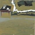 "Tasses blanches" gouache 30x20cm. 2005