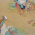 "L'heure blueue d'été" toile 83x90cm. 2003